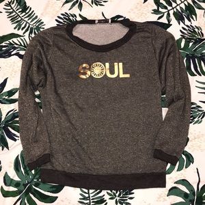 Soul cycle crew neck sweater